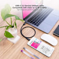 Pikkukuva 4 / 4: NanoCable Nanokaapelikaapeli 10.01.2101 1 m USB-C-kaapeli 7 mm lataus- ja tiedonsiirto musta johto älypuhelimille