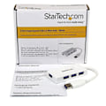 Pikkukuva 6 / 6: USB 3.0 Hub - StarTech - ST4300MINU3W - 4 porttia - Integroitu kaapeli - Valkoinen