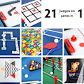 Miniatyrbillede 2 af 6: Multi Game Table 20 in 1 - CB Games - 120x110x82 cm - Familie Spil
