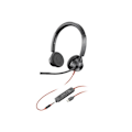 Pikkukuva 2 / 3: Kuulokkeet - HP - Blackwire 3325 - USB-C - 3.5mm - Langallinen - Integroitettu mikrofoni