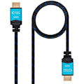 Miniatyrbillede 1 af 2: NANOCABLE High Speed HDMI V2.0-kabel med Ethernet, 4K ved 60Hz, 18 Gbps, A/M-A/M, ARC 3D Ultra HD, Sort, 1.0mts Svart
