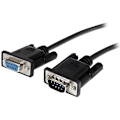 Miniatyrbillede 1 af 4: DB9 RS232 seriel kabel i direkte forbindelse - STARTECH - Seriel kabel forlænger - Sort