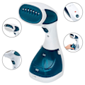 Miniatyrbillede 6 af 6: Beklædningsdamper - CLATRONIC - DB 3717 - 1100 W - Keramik - 20 g/min - Hvid/blå Vit blå