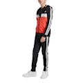 Miniatyrbild 1 av 6: Barnträningsdräkt - Adidas - Tiberio 3-Stripes - Färgblock Svart - Långa Ärmar - Andas Svart 15-16 år gammal
