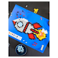 Miniatyrbild 5 av 5: Kit 500 bitar minipussel efter nummer Rakettema - Plus Plus