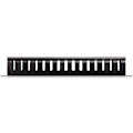 Miniatyrbild 3 av 4: Kabelhanteringspanel - STARTECH - CMDUCT1UX - 1U - Svart - Guide med lock