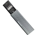 Miniatyrbillede 2 af 4: Qoltec - 52267 - Pocketcase | SSD Bay M.2 | SATA | NGFF | USB-C | Super Speed 6 Gb/s | 2 To | Grå
