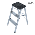 Miniatyrbillede 1 af 2: Taburet - Aluminium - 3 trin - 40x14x82 cm - Foldning - 150 kg max.