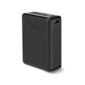 Miniatyrbild 3 av 5: Powerbank Ksix Mini Lithium Polymer 10 000 mAh 10 W USB-A till USB-C-kabel medföljer Simultan Charging Black (Nano, 20 000 mAh) Svart