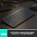 Miniatyrbild 4 av 4: Trådlöst tangentbord - Logitech - MX Keys Mini - Grafit - Bakgrundsbelyst - US