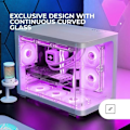 Miniatyrbild 2 av 4: Mars Gaming MC-FUSIONM Spelchassi Micro-ATX Vitt