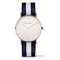 Miniatyrbillede 1 af 2: Ur - Paul Hewitt - PH-SA-R-ST-W-NW-20 - Ø 39 mm - Quartz - Nylon Blå, Vit, Rosa
