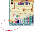 Miniatyrbillede 4 af 6: Labyrint af Dinosauræg - TOP BRIGHT - Magnetisk Pen - Sortering - Farver - Tal Beige
