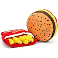 Miniatyrbillede 2 af 2: Hundelegetøj - GLORIA - Hamburger - EVA - Polyester - Sjovt og holdbart