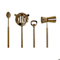Miniatyrbillede 2 af 3: Cocktailboks i rustfrit stål og marmor DKD Home Decor guld/silver