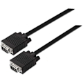 Miniatyrbillede 1 af 2: AISENS SVGA kabel - HDB15/macho-hdb15/han - 1,8 m - Sort