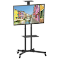 Miniatyrbillede 3 af 4: Chariot TV TECHly ICA-TR16T - Sort - Til skærme fra 37 til 70 tommer - Max. belastning 50 kg