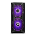 Miniatyrbillede 4 af 4: Boîtier Demi Tour Micro ATX - Mini ITX - ATX NOX NX Hummer Nova RGB Ø 20 cm Sort