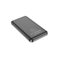 Miniatyrbillede 4 af 6: hoco Power Bank batteri ultra tynd 10000mAh USB x2 sort