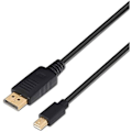 Miniatyrbillede 1 af 2: AISENS A124 - 0132 Mini DP-kabel - 4K, 60 Hz, 3m - Farve Sort