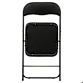 Miniatyrbillede 2 af 4: Sammenklappelig stol i PVC - Basic - Sort - H 79 cm Svart
