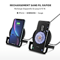 Miniatyrbillede 2 af 5: BELKIN - lader - INDUC STANDLADER 10W SORT Svart
