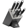 Miniatyrbillede 1 af 6: Køkkenknive - ZWILLING - All Star 7 EL - Rustfrit stål - Selvværende blok - 7 dele Silver, Svart