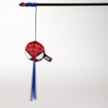 Miniatyrbild 4 av 4: Baguette för katt - För Fan Husdjur - Spiderman - Mjuk tyg - 55x6.5x3 cm - Interaktiv leksak
