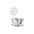 Miniatyrbillede 2 af 4: Køkkenvægt - SMEG - KSF01WHWW - Rustfrit stål - 5 kg - USB-kabel Vit