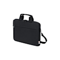 Miniatyrbillede 2 af 2: DICOTA BASE XX Laptoptaske Slankt etui Sort til 14-15,6" bærbar pc letvægts polyester lynlås tykt polstret rum