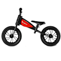 Miniatyrbillede 3 af 6: DEVESSPORT QPLAY Drejebike Feduro Rød 12". Motocross Look. Oppblåsbare Hjul. Justerbart Sete. 2-3 År.