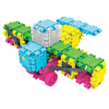 Miniatyrbild 4 av 4: Clics byggspel - Glitterhink - 133 klick - 42 tillbehör - STEM barnleksaker Flerfärgad