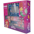 Miniatyrbild 2 av 2: Lip Smacker Ariel skönhetspalett, sminkpresentset med färgglada läppglans, krämer, rouge och bronzer för Flerfärgad