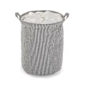 Miniatyrbillede 1 af 2: sort polyester bomuld nylon vasketøjskurv (38 x 48 x 38 cm)