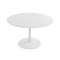 Pikkukuva 1 / 3: Ruokapöytä - Versa - 73 x 120 x 120 cm - MDF-puu, Metalli - Valkoinen