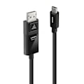 Pikkukuva 1 / 2: Kaapeli - liitäntä Lindy-oheislaitteelle - 43341 - USB Type C - DisplayPort 8K60 -sovitinkaapeli, 1 m