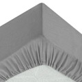 Miniatyrbillede 5 af 6: Drap Housse - Atmosphera - Grå - 160x200cm - Bomuld - Vaskbar ved 60° Grå