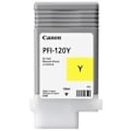 Miniatyrbillede 1 af 4: CANON PFI-120Y blækpatron - Gul - 130 ml - Til imagePROGRAF TM-200, TM-205, TM-300, TM-305