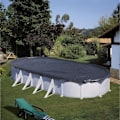 Miniatyrbillede 2 af 5: GRE - Vintercover til oval overjordisk pool 5,00m x 3,00m - GRE - CIPROV501 - 120g/m² - Blå Blå
