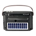 Miniatyrbillede 3 af 3: Trevi sort RA 7F25 BT multi-band solar bærbar radio - FM/AM/SW, MP3-afspiller, Bluetooth sort