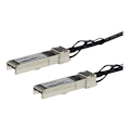 Pikkukuva 3 / 3: 1 m suora kytkentä SFP+ kaapeli - STARTECH - Twinaxiaalinen - Musta