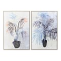 Miniatyrbild 1 av 3: DKD Home Decor Canvas Plant Ram (2 st) (83 x 4,5 x 123 cm)