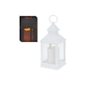 Miniatyrbild 2 av 2: Led ljuslykta - GENERISK - 10,5x10,5x23cm - Vit - Dekorativt - Blandat Vit