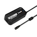 Miniatyrbillede 4 af 4: Adapter - TooQ - TQLC-90BS02AT - 90W - 2 USB-porte - Sort Svart