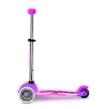 Miniatyrbillede 2 af 6: Trottinette - Mikro Mobilitet - Mini Micro Deluxe Glow LED Plus - Rosa - 3 hjul - 1,95 kg Lyserød