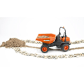 Miniatyrbillede 3 af 4: AUSA mini dumper - BRUDER - Knækstyring, roterende tipvogn, træk bag