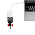 Miniatyrbild 2 av 2: USB Typ C-konverter - LINDY - VGA - Vit - 2 års garanti - DisplayPort Alternativt läge