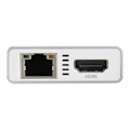 Pikkukuva 3 / 3: USB-C-monipistoke - STARTECH.COM - HDMI 4K - Power Delivery - Hopea ja valkoinen