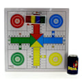 Pikkukuva 3 / 3: Lautapeli - T138/A - Parcheesi ja Kyykkä - Käännettävä - Puiset - Lapsille Trä