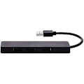Miniatyrbild 2 av 2: USB Hub - T'nB - 4 USB-A-portar - Självförsörjande - Överföringshastighet 480 Mbps - Svart